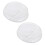 6Pcs Transparent Glass Jar Covers Easy-Fit Replacement Storage Lids 1