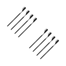 8Pcs Portable Black Metal Eyelash Comb and Eyelash Separator Tool