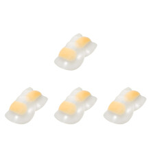 4Pairs Reusable Silicone Nipple Covers Clear Adhesive Bras for Running