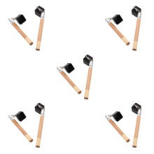 10Pcs Beige Maple Wood Billiard Chalk Holder Portable Tip Repair Kit