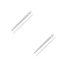 2Sets Silver Woodwind Instrument Repair Kit Metal Tools for Sax Flute