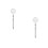 2Pcs Durable Silver Handheld Telescoping Mirrors for Automotive Repair 1