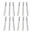 2 Pcs Metal Chopsticks Korean Practical Stainless Steel Tableware 1