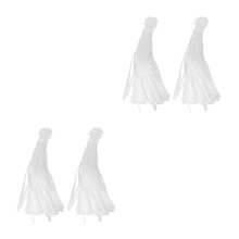 200Pcs White Mesh Produce Bags Reusable Kitchen Vegetable Nets