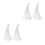 200Pcs White Mesh Produce Bags Reusable Kitchen Vegetable Nets 1