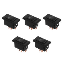 5Pcs Car Window Lift Switch Control Button Installation Black