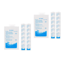 100Pcs Cooler Ice Packs Reusable Pe Bags for Food Storage