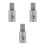3Pcs Efficient Aluminum Alloy Amp Input Reducers for Car Audio Systems 1