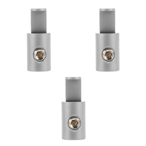 3Pcs Efficient Aluminum Alloy Amp Input Reducers for Car Audio Systems