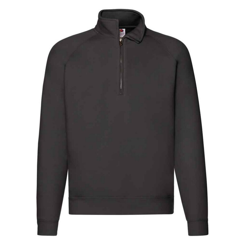 Fruit Of The Loom (3Xl, ) Mens Premium Polycotton Sweatshirt Black