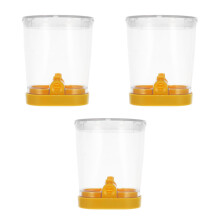 3Pcs Egg Slicing Tool and Fruit Cutter Yellow Compact Kitchen Gadget
