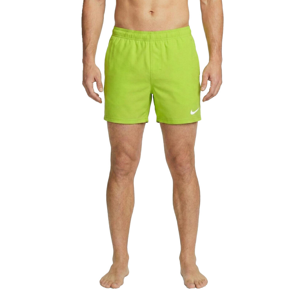 Nike (Xxl, ) Mens Embroidered Logo Regular Swim Shorts Green