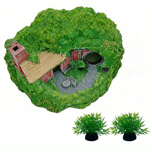 Aquarium Miniature Decorations Tree House Craft Terrarium