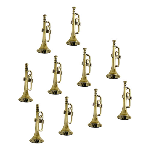 10Pcs Plastic Miniature Musical Instrument Pendant for-Cstyle