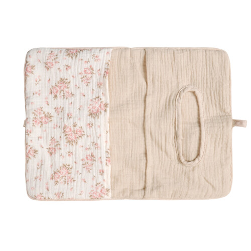 Portable Cotton Crib Rail Organizer Featuring Washable-A13