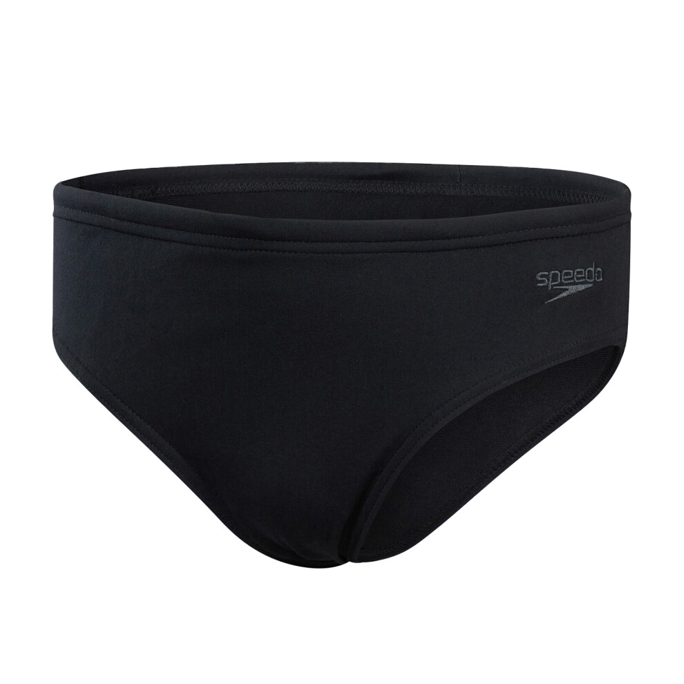 Speedo (13-14 Years, ) Boys Endurance+ Swim Briefs Black