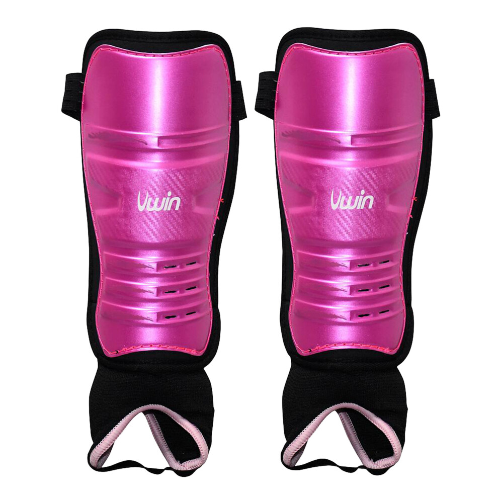 Photos - Ice Hockey Equipment  Uwin Childrens/Kids Hockey Shin Guards(XS, Pink/Purple/Black)