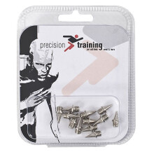 (9mm, Silver) Precision Tartan Athletic Shoe Spikes (Pack of 12)