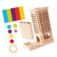 Houten stok hand-oogcoördinatie toren puzzelborden voor spel