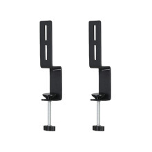 Easyly Install U Shape Pegboard Brackets with Simple-Black