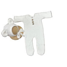 Photo Shoot Clothes Photography Costume Bear Theme-White