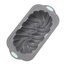 Solid Silicone Baking Pan With Reinforced-Rectangular braided