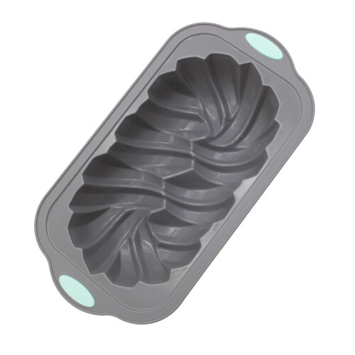 Solid Silicone Baking Pan With Reinforced-Rectangular braided