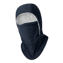 Lightweight Fleece Balaclava Hooded Windproof Design-Navy Blue