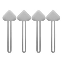 4Pcs Silver Metal Paint Tube Squeezer for Artists Heavy Duty Art Tool