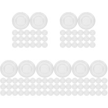 500Pcs Clear PVC Furniture Cups Floor Protectors for Chairs and Sofas
