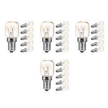 24Pièces Ampoules Remplacement Four 25W E14 Argent Résistantes Chaleur