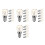 24Pièces Ampoules Remplacement Four 25W E14 Argent Résistantes Chaleur 1