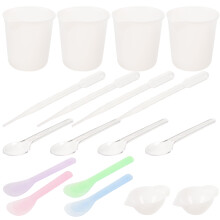 1Set Transparante Siliconen Mengbekers Voor Resin Sieraden En DIY