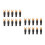 20Pcs Car Audio Terminal Kits Assorted Color Easy Use Spade Connectors 1
