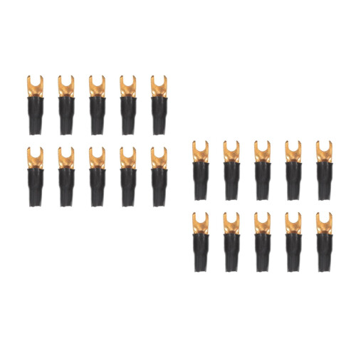 20Pcs Car Audio Terminal Kits Assorted Color Easy Use Spade Connectors