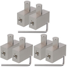 6Pcs Aluminum 0 Gauge Wire Reducer Power Cable Connector for Car Audio