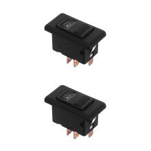 2Pièces Interrupteur Pour Vitre Électrique Noir Remplacement Fiable