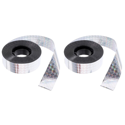 2Rouleaux Effaroucheur Oiseaux Pet Coloré Pour