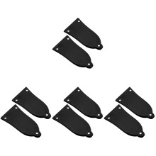 4 Count Guitar Tuning Lever Cover Light Bulb Ceiling Decal Black