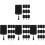 40Pcs Black Multi-Function Price Tag Holders with Writable Boards 1