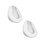 2Pcs White Enamel Bedpans Portable for Bedridden Patients Nursing Use 1