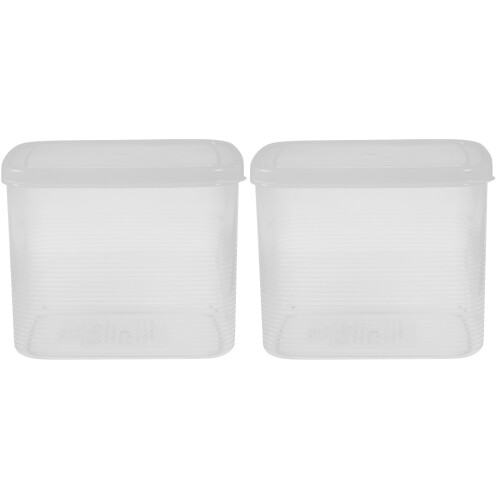 2Pcs Transparent Bread Keeper Bread Storage Container