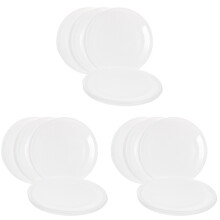 18Pièces Coupelles Plastique Blanches Pour Plantes Fleurs