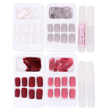 96St Manicure Stukken Valse Nagels Diverse Kleuren Plastic