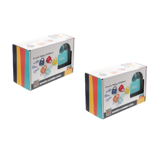 2Sets Baby Numeric Lock Toy Durable Kids Learning Locks Counting Game