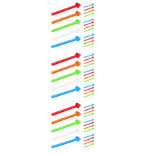 60Pcs Lightweight Plastic Bird Perch Stand for Cage Budgie Canary