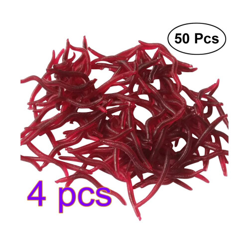 4 Pack Bionic Fish Bait Fishing Soft Baits Artificial Lures
