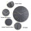 Wall Clock - Design - 3D Numerals - Quartz Movement -  30 cm - Modern Decoration 2