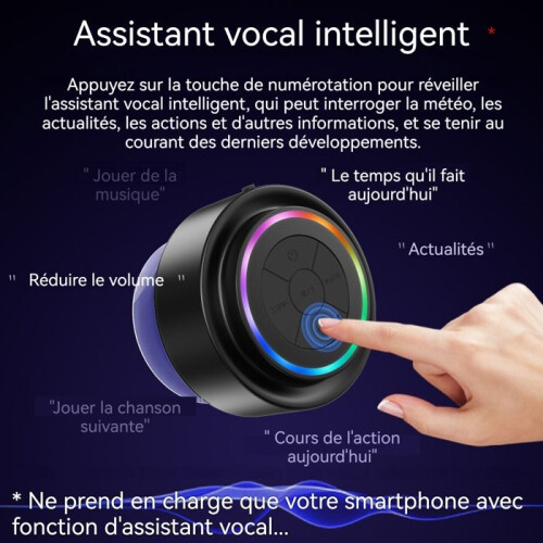 Bluetooth-luidspreker - HIGH-TECH & WELZIJN - Waterdicht - 3W - Handsfree - Niveau 7 2