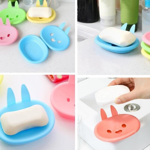Soap Dish - Not Specified - 4 Pcs - Self-Draining - Durable Plastic - Unique Design 2